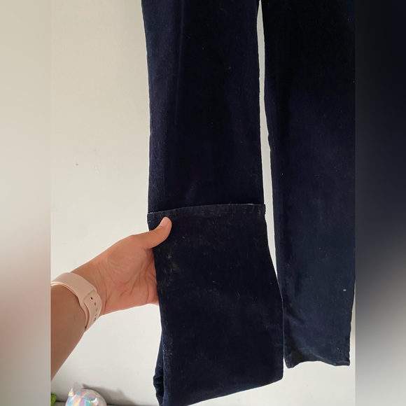 J Brand corduroy dark blue pants size 28 boot cut - Picture 2 of 8